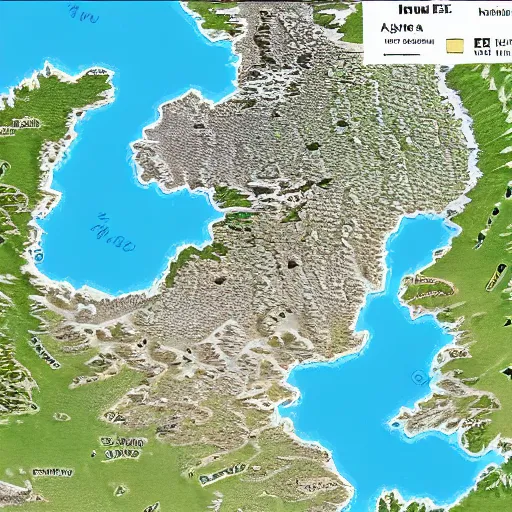 Image similar to map of middle earth satellite image