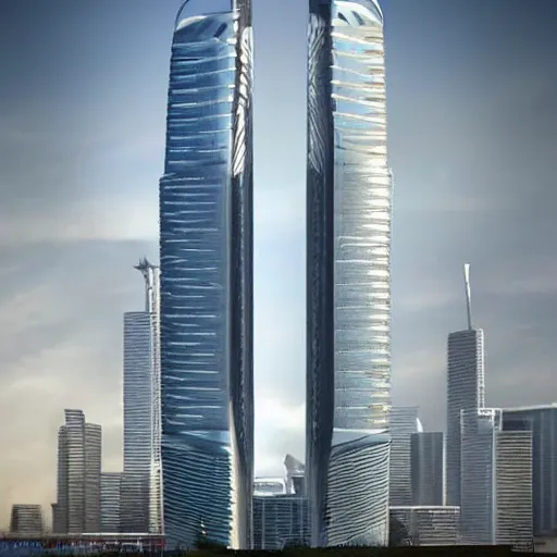 Image similar to Tallest building in the world in 2050