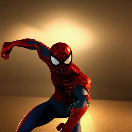 Image similar to a single venom and spider - man hybrid, dslr, cinematic, volumetric lighting, 8 k resolution, photorealistic