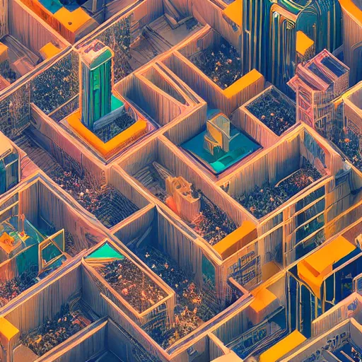 Image similar to city birds eye view, tetris, intricate artwork by tooth wu and wlop and beeple. octane render, trending on artstation, greg rutkowski very coherent symmetrical artwork. cinematic, hyper realism, high detail, octane render, 8 k, orange and black tones