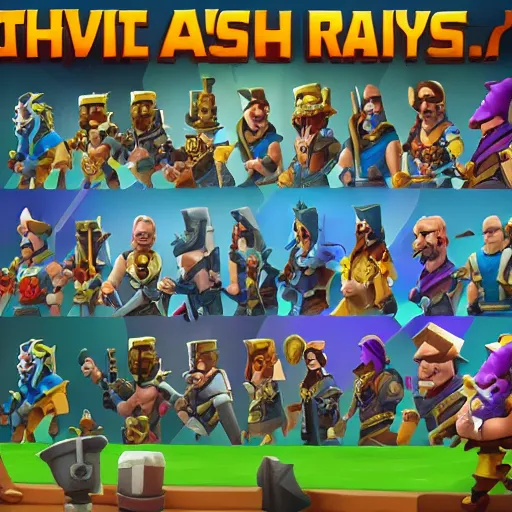 Image similar to new clash royal characters