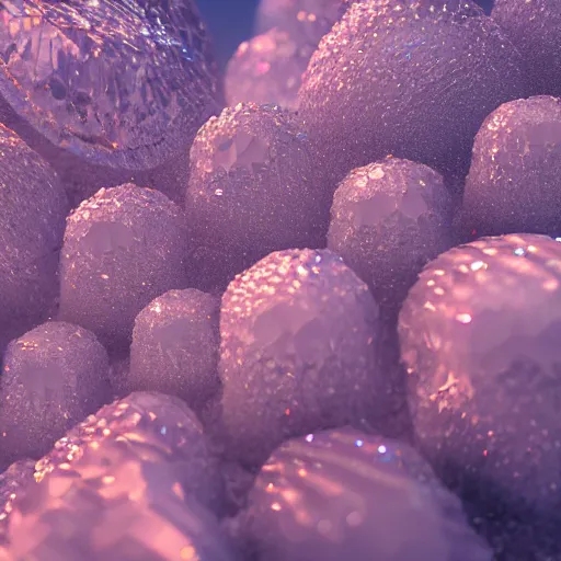 Image similar to underwater crystals, 3 d render, incredible details, highly detailed, photorealistic, disney pixar, smooth, octane render, iridescent, 8 k