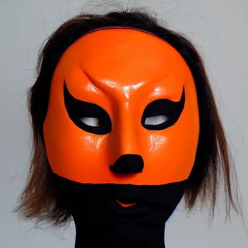 Image similar to orange gothic mask