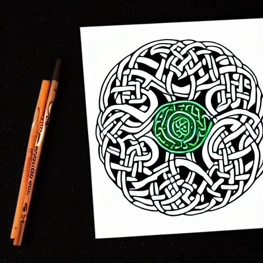 Image similar to celtic + doodle addicts + the darkest of the dark, the lightest of the light