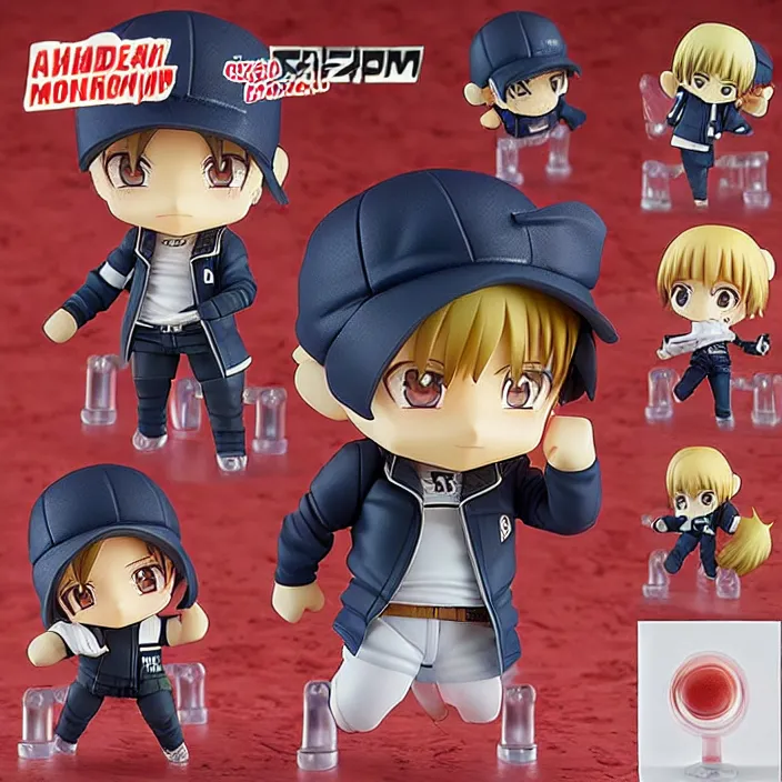 Prompt: a anime nendoroid of Eminem, figurine, product photo, detailed