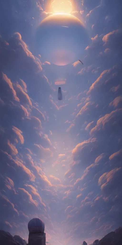 Image similar to symmetry!! surreal landscape of a dream, hot air balloon, very detailed, serene, peaceful, perfect lighting, perfect composition, digital art, illustration, artstation, artgerm, derek zabrocki, greg rutkowski, 4 k