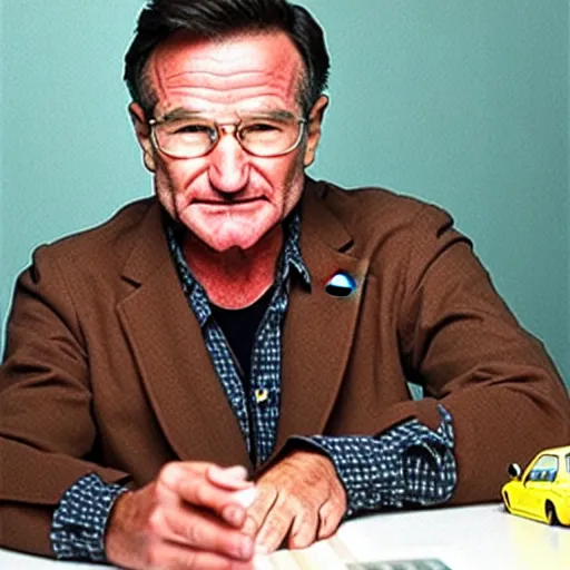 Image similar to robin williams as walter white elementary school