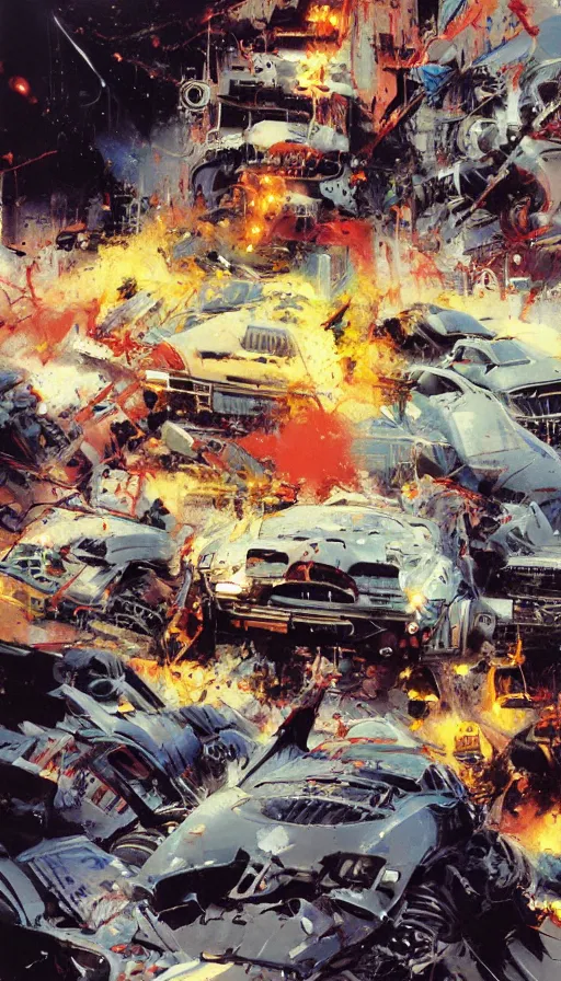 Prompt: rage, by john berkey