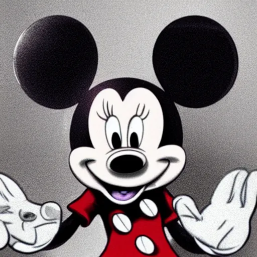 Image similar to serial killer Mickey mouse