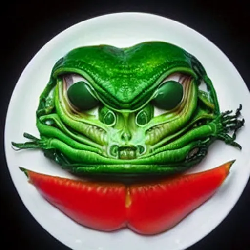 Image similar to alien food