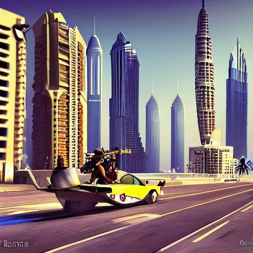 Image similar to gta : dubai by valentina remenar