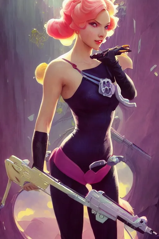 Prompt: gta princess peach as aeon flux profile picture by greg rutkowski, dynamic pose, intricate, futuristic, fantasy, elegant, by stanley artgerm lau, greg rutkowski, thomas kindkade, alphonse mucha, loish, norman rockwell, fantasy lut, asymmetric, long hair, retro computer graphics, video game, fluid lines,