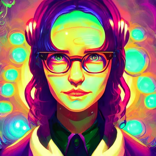 Image similar to skill magic geek inside matrix deepdream radiating a glowing aura stuff loot legends stylized digital illustration video game icon artstation lois van baarle, ilya kuvshinov, rossdraws,