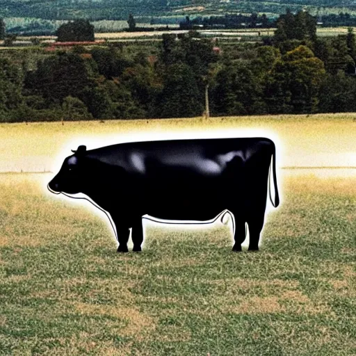 Prompt: tesla but like a cow