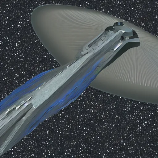 Prompt: a CFD Simulation of a starship