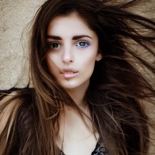 Image similar to ultra realistic photoshoot of a spanish girl with beautiful eyes