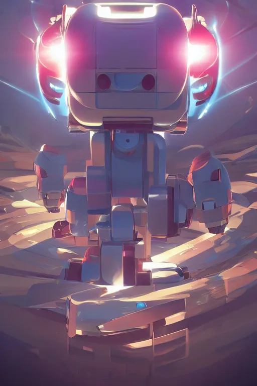 Image similar to metabots medabots medarotto medarot robot minimalist comics, behance hd by jesper ejsing, by rhads, makoto shinkai and lois van baarle, ilya kuvshinov, rossdraws global illumination ray tracing hdr radiating a glowing aura