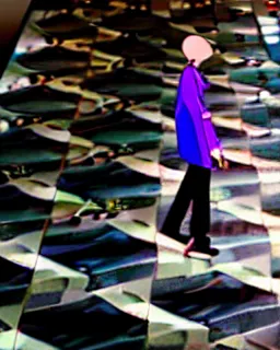 Image similar to hyperrealistic and heavy detailed balenciaga runway show of rick an morty , Leica SL2 50mm, vivid color, high quality, high textured