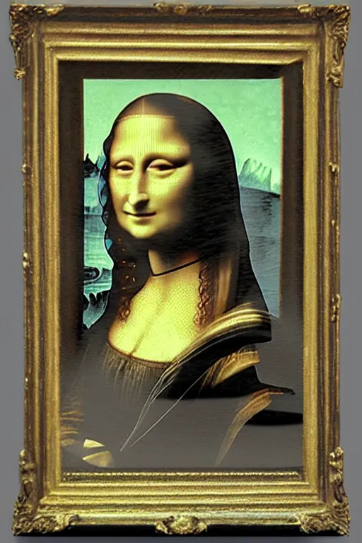 Prompt: marble sculpture mona lisa