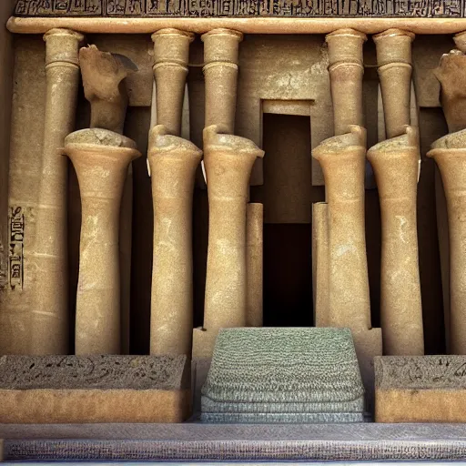 Image similar to hundreds of frogs inside an ancient Egyptian palace, cinematic lighting, dramatic angles, ultra detailed