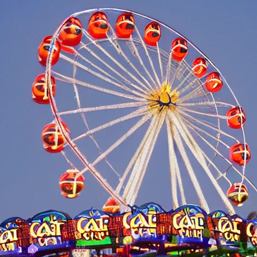 Image similar to cat ferris wheel