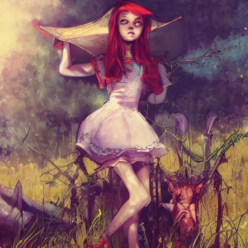 Image similar to alice in the borderland, wlop