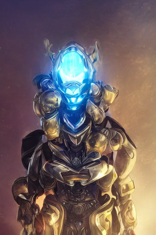 Image similar to helmet armor guardian destiny in witch queen illumination ray tracing hdr fanart arstation by sung choi robot ninja mask and eric pfeiffer and gabriel garza and casper konefal