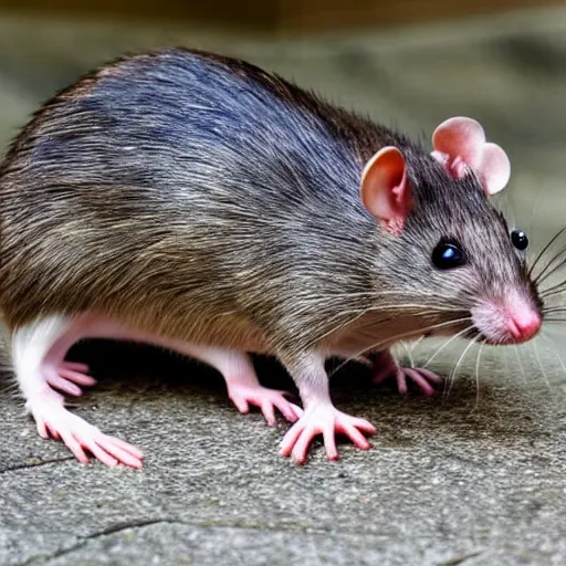 Image similar to huge armless rat