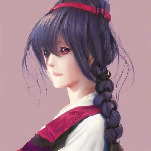 Image similar to portrait of shuvi dola, anime fantasy illustration by tomoyuki yamasaki, kyoto studio, madhouse, ufotable, trending on artstation