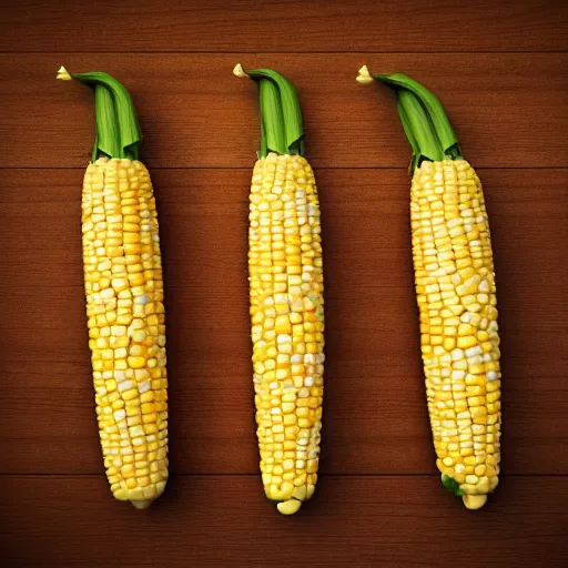 Image similar to hyperrealistic dslr film still of corn on the cob with 2 human ears, realistic ears, stunning 8 k octane comprehensive 3 d render, inspired by istvan sandorfi & greg rutkowski & unreal engine, perfect symmetry, dim volumetric cinematic lighting, extremely hyper - detailed, incredibly real lifelike attributes & flesh texture, intricate, masterpiece, artstation, stunning