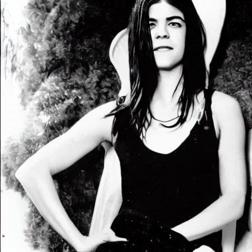 Prompt: young witch selma blair