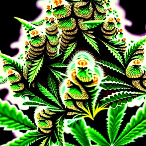 Prompt: fractal cannabis