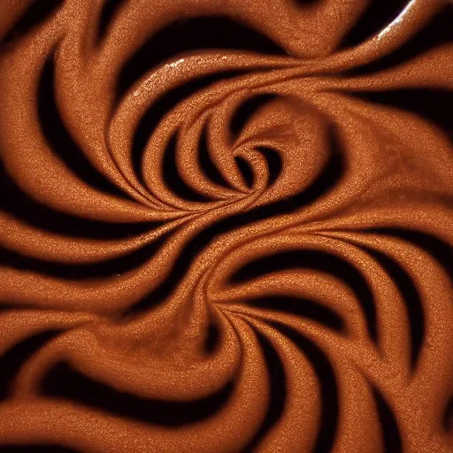 Image similar to coffee foam fractal, photograph