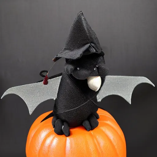 Prompt: vintage high-quality expensive Halloween bat toy