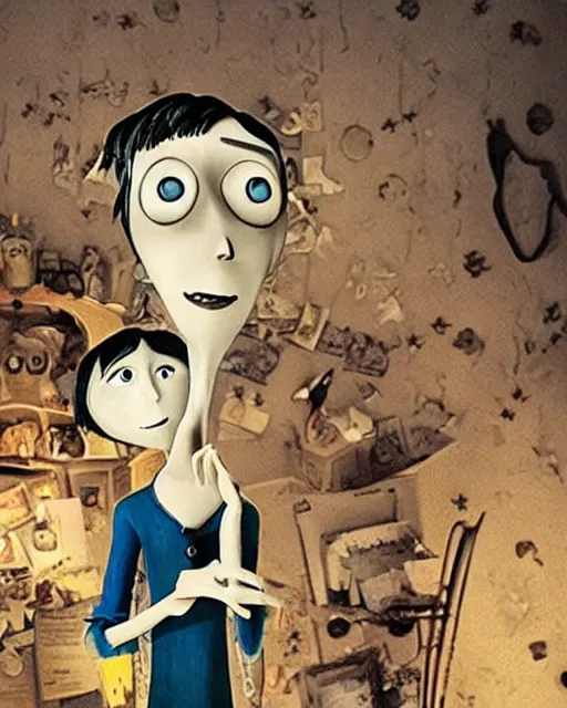 Image similar to film still from coraline ( 2 0 0 9 )