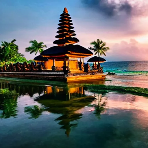 Prompt: beautiful bali indonesia