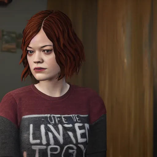 Prompt: jane levy in life is strange, highly detailed, high quality, hd, 4 k, 8 k, canon 3 0 0 mm, professional photographer, 4 0 mp, lifelike, top - rated, award winning