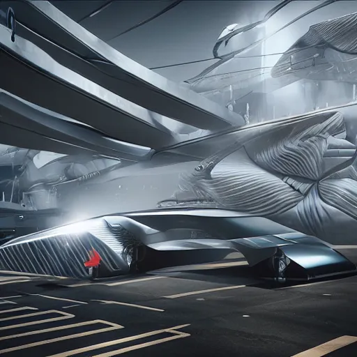 Image similar to sci-fi cars and wall near structure on the coronation of napoleon painting : and digital billboard in the middle and everything in style of zaha hadid and suprematism forms, unreal engine 5, keyshot, octane, artstation trending, ultra high detail, ultra photo realistic, 8k, 16k, in plastic, dark, tilt shift,