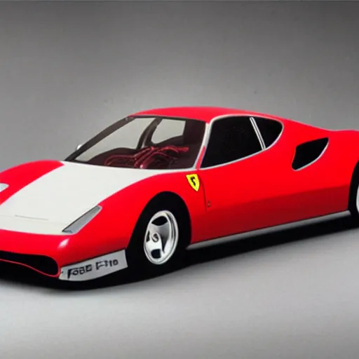 Image similar to Ferrari designed by Gige.