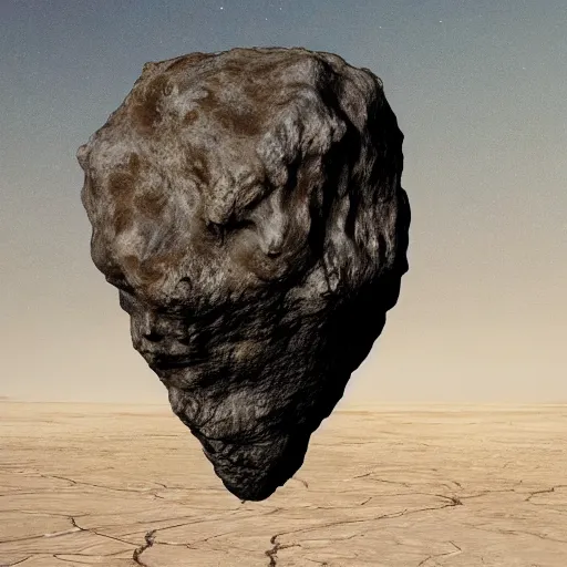 Image similar to an asteroid headed for burning man black rock desert detailed, 8 k, trending on artstation, award - winning art,