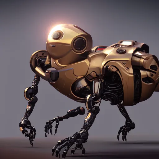 Image similar to robot bug unreal engine render, cinematic