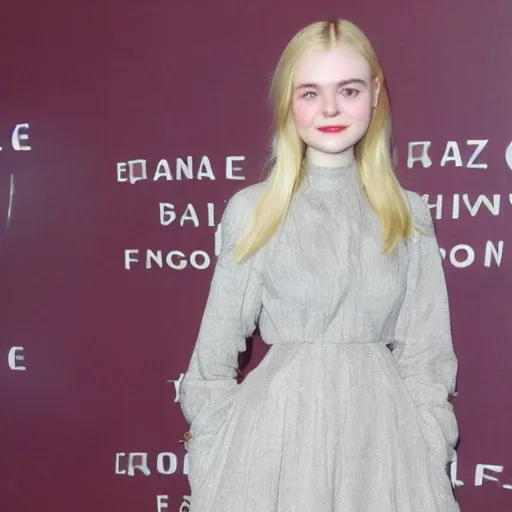 Image similar to Elle Fanning Banned Zone