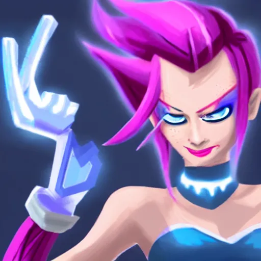 Image similar to jinx with ice powers