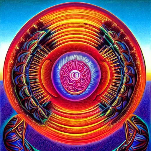 Image similar to Tool Album Art, Alex Grey