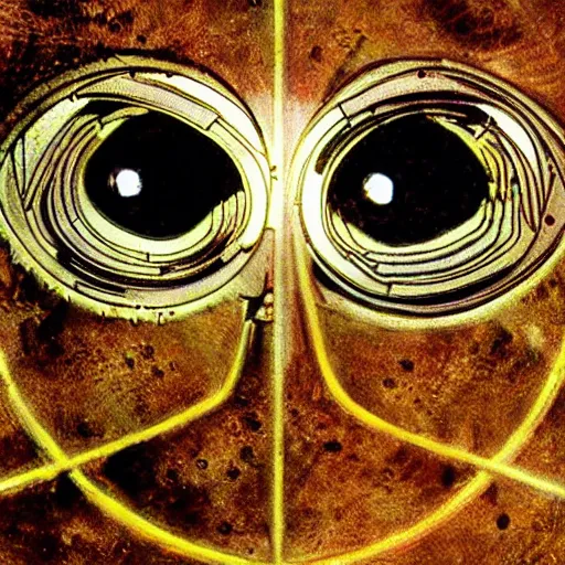 Image similar to eye of mechanical god