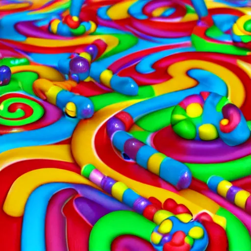 Prompt: candyland, photo