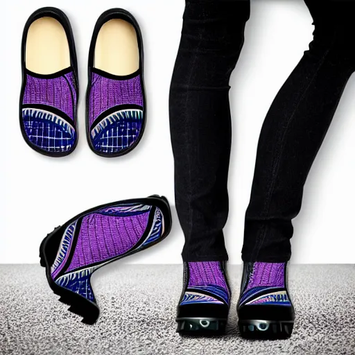 Image similar to outrun incongruous textured galoshes pattern, symmetrical