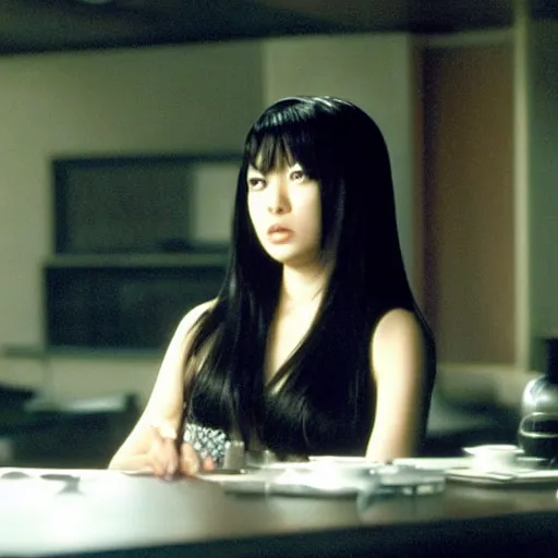 Image similar to ibuki mioda in the sopranos ( 1 9 9 9 )