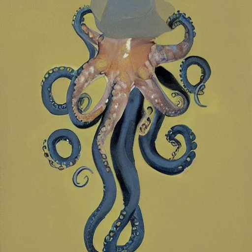 Image similar to octopus painted by john singer sargent