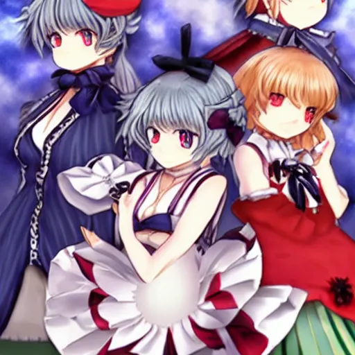 Prompt: touhou